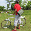 Canvas bicycle rear rack bag shoulder pannier bike messenger bag